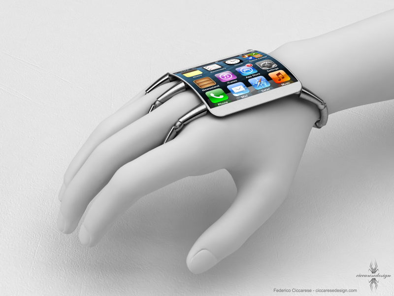 Illustration for article titled 8 diseños de iWatch para soñar (o no) con un reloj de Apple